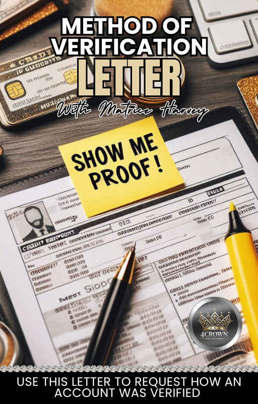 Method of Verification Letter