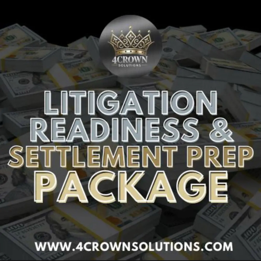 Litigation Readiness & Settlement Prep Package